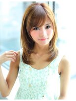 アフロート ディル(AFLOAT D'L)&nbsp;《AFLOATディル裕二朗》小顔デザインの可愛い内巻きヘア