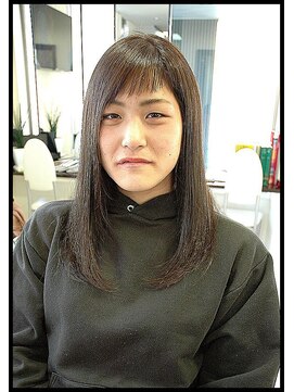 メタ(META) カット(アシンメトリー)+毛髪再生プレミアムプラセンタカラー