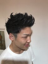 パティオンツー(PATIONN2)&nbsp;☆メンズアップバンググラデモヒカン刈り上げショートスタイル☆