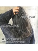 20代30代◎透け感グレージュハイライト☆小顔スタイル
