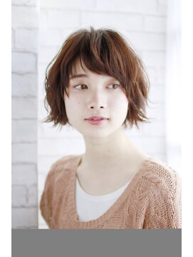 ヘアーアンドスマイル バル(hair&smile Baru) 外ハネショートカール