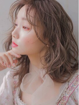 プレスドットサロン 表参道 青山(Press. Salon) ほつれウェーブリラクシーミディ[表参道/表参道駅/青山/超音波］