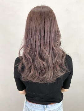 アルバム 銀座(ALBUM GINZA) ラベンダーグレージュ_毛先パーマことりベージュ_ba266541