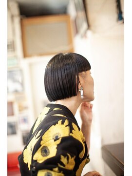 スリースリーナイン ヘアーアンドメイク(339 hair&make) 前髪が広いボブ