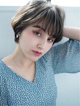 マルツ 銀座(maltu) 大人かわいい美髪ネビージュマグネットカラー艶髪小顔韓国