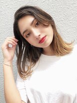 アイティー バイ アルバム 中野店(IT by ALBUM)&nbsp;ナチュラルストレート_ピンクベージュクールショート_28035