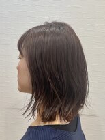 ラテルネ 名駅店(Laterne)&nbsp;30代40代ロブヘア艶カラー /ミルクティーピンク /グラデーション