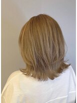 ブロッサム ひばりヶ丘(Blossom)&nbsp;大人可愛いレイヤークリアーアッシュブリーチあり伸ばしかけ