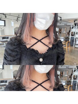 ザ オーダー(THE ORDER) ホワイトピンクのインナーカラー