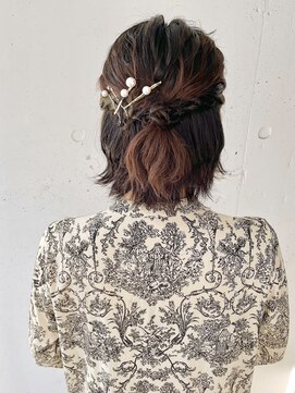 シュリット(schritt) ボブヘアセット ハーフアップ schritt mutsuki