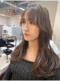 透明感カラー グレージュ