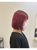 vivid pink / bob