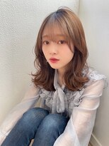 プラチナ(PLATINA)&nbsp;まなstyleレイヤーカットのお色気ヘア/顔周り/韓国/くびれヘア