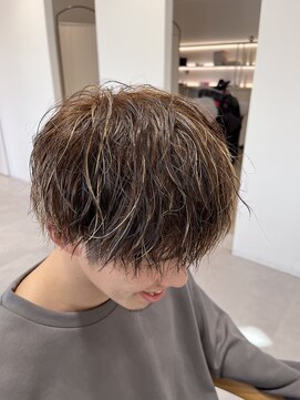 レンジヘアー(lange hair) ハイライト【鈴鹿/四日市/津/メンズ/ニュアンスパーマ】