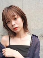 ニコ トウキョウ 渋谷(nico TOKYO)&nbsp;ミディアムレイヤーカットボブウルフ/10代20代/インナーカラー