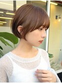 最新トレンド　耳掛けショート　say.重政　縮毛矯正ショートボブ