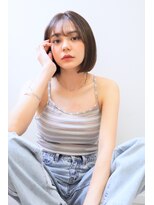 ナンバー デセオ 吉祥寺(N° deseo)&nbsp;ワンレンボブ前下がりショート内巻きワンカール鎖骨ミディアム