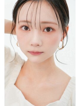 ナンバー アンフィール 渋谷(N° anfeel) シースルー抜け感顔まわりカット