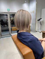 ネイロ 錦糸町(NeiRo)&nbsp;魅力倍増カールセミディシアーカラーダークアッシュショートヘア