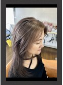 大人可愛いウルフセミロング