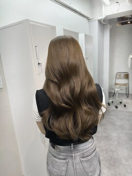 ヴェルダ 池袋店(verda) ブリーチなしダブルカラー オリーブブラウン RIKO