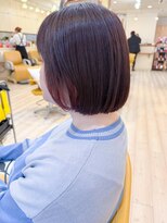 モリオ フロム ロンドン 成増店&nbsp;【morio成増/児玉】ミニボブ　ピンクブラウン