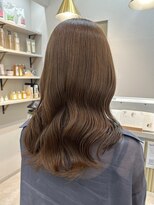 ポジ(poji)&nbsp;髪質改善カラー　艶カラー　ブラウンカラー　ミディアム