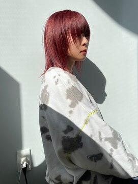 ウーフ(U-fu) 深みを出したワインレッドダブルカラー