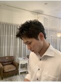 スパイキーショート/メンズカット/イケメン/クール/アップバング