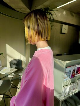 カート バイ デコ(Kurt by DECO) 【ERIKA】イエローボブライト