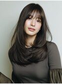 ☆ホワイトグレージュミニウルフデジタルパーマチェリーブラウン
