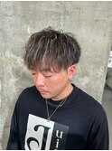 波巻きツイストスパイラルパーマ/フェザーパーマ/眉毛/メンズ 