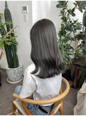 ☆透明感オリーブグレージュ髪質改善レイヤーカットブリーチなし