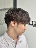 大分シャドウパーマメンズマッシュ波巻きパーマ