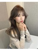 韓国風巻×透明感カラー/小倉