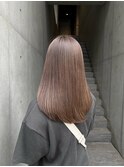 ブリーチで作る透明感たっぷりアッシュグレージュカラー