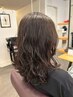 カット+ナチュラルパーマ　15400→12300