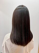ヴァンカウンシル 一宮店(VAN COUNCIL)&nbsp;暗髪でも重たく見せない◎ツヤとまとまりの美髪ストレート