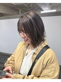 大人のボブ×バレイヤージュ