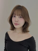 ミンクスオーバー(MINX OVER)&nbsp;【ボブ】結べるボブ似合わせカット/大人ガーリー/ダークアッシュ