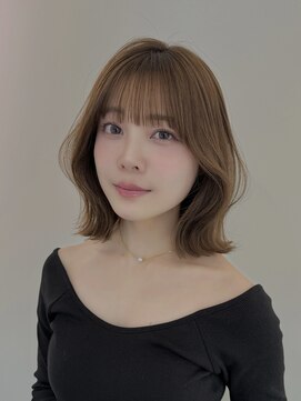 ミンクスオーバー(MINX OVER) 【ボブ】結べるボブ似合わせカット/大人ガーリー/ダークアッシュ