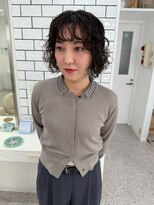 ロマーリ(LOMARLIE)&nbsp;黒髪パーマ20代30代40代ボブパーマラフウェーブニュアンスパーマ