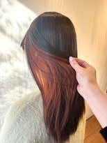 ココカラヘアー ニコ(cococara hair nico) インナーカラー/オレンジ/ブリーチ/デザインカラー/髪質改善