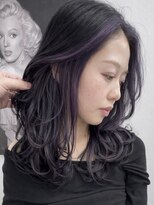 ビーシャンス(B.Chance)&nbsp;ミディアムレイヤーカット×フェイスフレミングインナーカラー