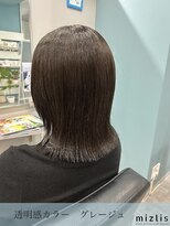 ミズリス(mizlis)&nbsp;大人可愛いボブヘア透明感カラー