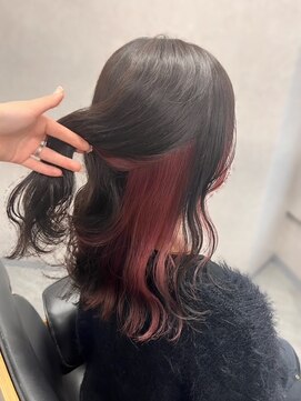 グロウ レランテ(GLOW lelante) 【インナーカラーにおすすめ】カシスピンク×インナーカラー