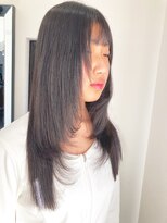 ナンバーフォーナチュラル(NO4 natural) 59. 黒髪ロング/サラサラストレート/似合わせ/ツヤ感