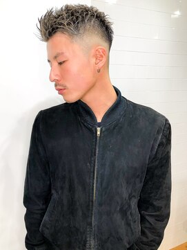 ローレル(Laurel) Laurel心斎橋○森拓也○ダブルカラーハイライトツーブロック