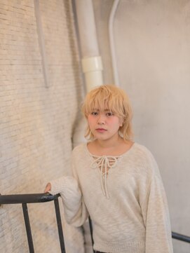 美容室クローバー 新小岩店(clover) ハイトーンウルフスタイル【新小岩】