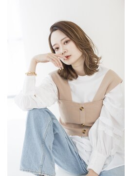 トティア 梅田(Totia) 【Totia梅田】こなれヘア×くびれミディ×ミントアッシュ